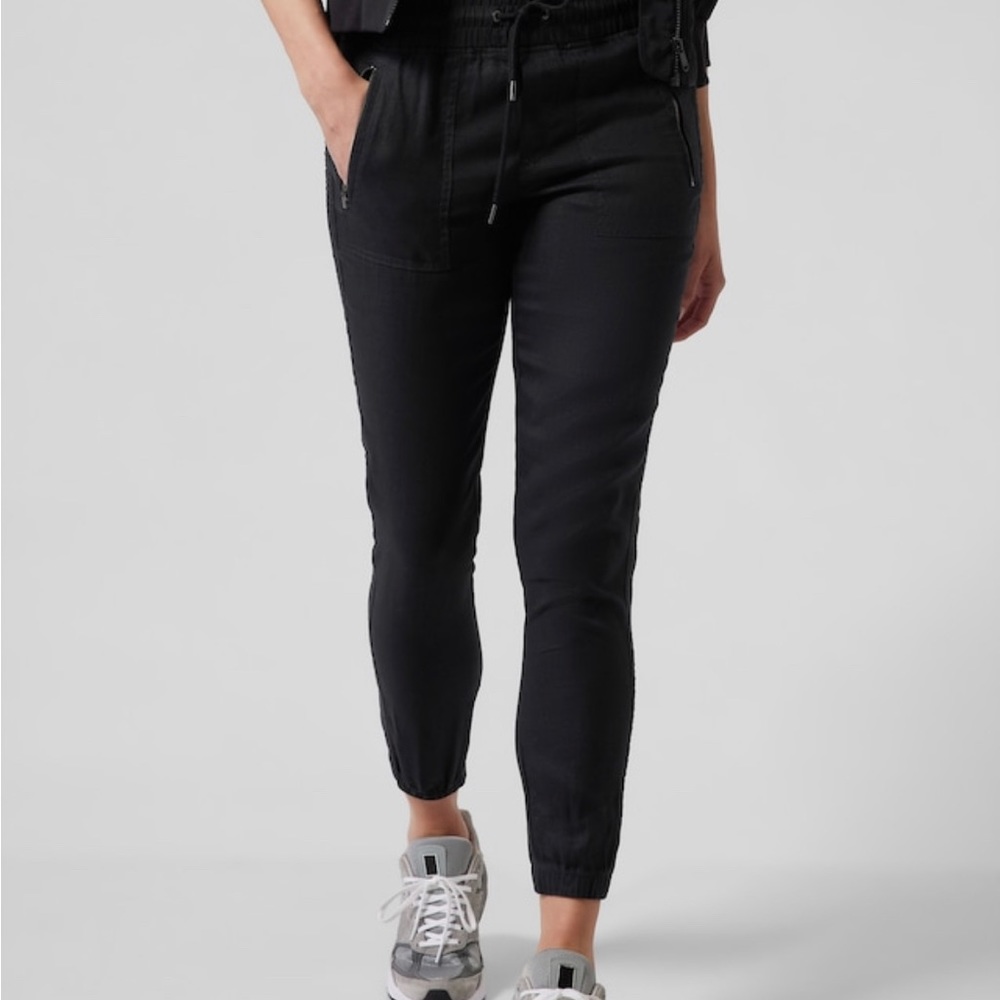 Athleta Cabo Linen Joggers